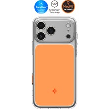 Spigen iPhone 17 Pro Max ile Uyumlu MagSafe Kılıf Ultra Hybrid T Mag Fit Glossy Kamera Kontrol Sararmaya Dayanıklı Turuncu Şeffaf Kapak - ACS10468 (Spigen TR Garantili)
