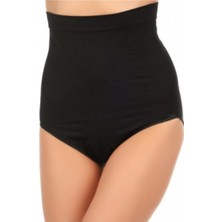 Kadın Beyaz Korseli Yüksek Bel Külot 1008