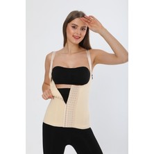 Kadın Askılı Latex Sıkılaştırıcı Lohusa Bel ve Göbek Korsesi