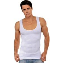 Erkek Korse Atlet Beyaz