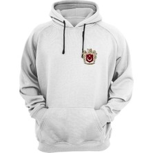 Bozkurt Sembolü Türkiye Türk Bayrağı Kurt Baskılı %100 Pamuk Sweatshirt