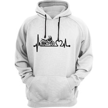 Kalp Baskılı Sweatshirt