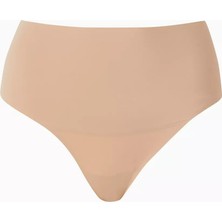 Skims Smoothing Intimates Yüksek Bel Tanga, Pürüzsüz ve Dikişsiz, Siena Renk