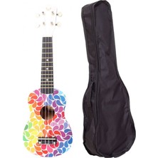 Angel AUK21-MCPT Soprano Ukulele Kılıflı