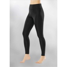 Victroy Kadın Siyah Sporcu Dalgıç Yüksek Bel Korse Tayt 4086