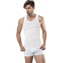 Erkek Beyaz Slim N Lift Korse Atlet 2010