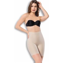 Lacivert Tekstil Kadın Siyah Lazer Kesim Iz Yapmaz Paçalı Yüksek Bel Korse 2001