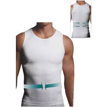 Erkek Korse Atlet Çift Katlı Sıkılaştıran Form Tutan (1 Beden Küçültür)