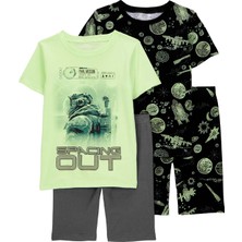 Erkek Çocuk Pijama Set 4'lü Paket