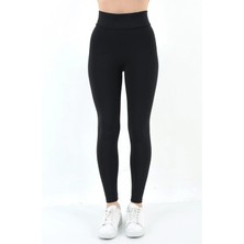 Siyah Korse Yüksek Bel Tayt