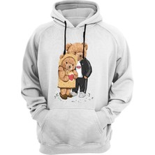 Ayı Çift Baskılı Sweatshirt