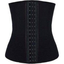 Kadın Siyah Agraflı Bel Korse Sıkılaştırıcı