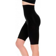 Lacivert Tekstil Layza Form Yüksek Bel Paçalı Korse 11003S