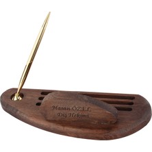 Kişiye Özel El Yapımı Ahşap Masaüstü Isimlik