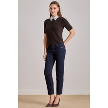 Slim Straight Mavi Jean Pantolon