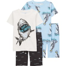Erkek Çocuk Pijama Set 4'lü Paket