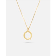 14 Ayar Altın Kişiye Özel Harf Kolye