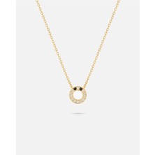 14 Ayar Altın Üç Boyutlu Harfli Kolye