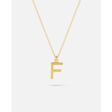 14 Ayar Altın Kişiye Özel Harf Kolye