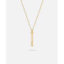 14 Ayar Kişiye Özel Zirkon Taşlı Harf Kolye