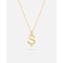 14 Ayar Altın Kişiye Özel Harf Kolye