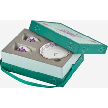 Chiara Alessi Primavera Mor Porselen Kahve Fincan Seti 100 ml