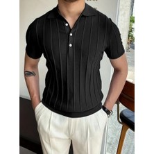 Demir Grup cc Erkek Kısa Kollu Yakalı önden Düğmeli Triko Tişört