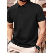 Demir Grup cc Erkek Kısa Kollu Yakalı Viskon Iki Iplik Erkek Tişört