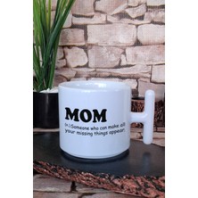Mom Noun Definition Baskılı Anneler Günü Hediyelik T Kulplu Latte Fincanı Kupa Bardak