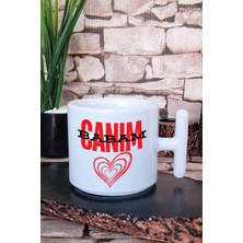 Canım Babam Baskılıt Kulplu Latte Fincanı Kupa Bardak