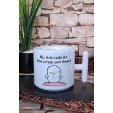 Herkes Haddini Bilse Bu Kadar Sinirli Olmam Baskılı Hediyelik T Kulplu Latte Fincanı Kupa Bardak