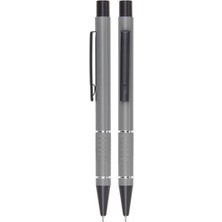 Kişiye Özel Metal Tükenmez Kalem Gri