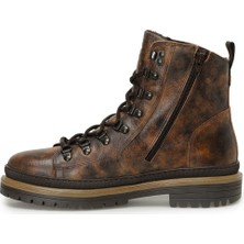 Lumberjack Esteves 3pr Kahve Hakiki Deri Fermuarlı Comfort Casual Bot
