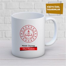 Kişiye Özel Isim Yazılabilir Okul Müdürü Kupa Bardak