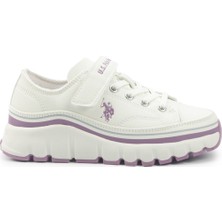 U.S. Polo Assn. KENTA JR 5PR Beyaz Kız Çocuk Sneaker