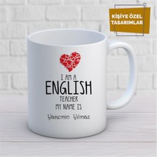 Kişiye Özel Isim Yazılabilir English Teacher Kupa Bardak