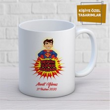 Kişiye Özel Isim Yazılabilir Benim Süper Babam Kupa Bardak