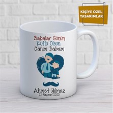 Kişiye Özel Isim Yazılabilir Babalar Günün Kutlu Olsun Canım Babam Kupa Bardak