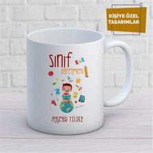 Kişiye Özel Isim Yazılabilir Sınıf Öğretmeni Kupa Bardak