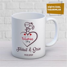 Kişiye Özel Isim Yazılabilir Sevgi Temalı Kupa Bardak
