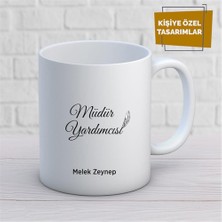 Kişiye Özel Isim Yazılabilir Müdür Yardımcısı Kupa Bardak