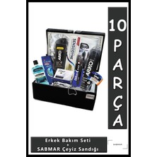 Erkek Bakım Seti, Çeyizlik ve Nişan Bohçası, Siyah Renk, Şık ve Kullanışlı