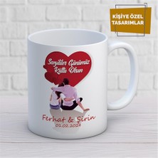 Kişiye Özel Isim Yazılabilir Sevgi Temalı Kupa Bardak