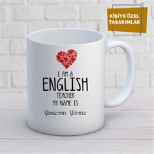 Kişiye Özel Isim Yazılabilir Englısh Teacher Kupa Bardak