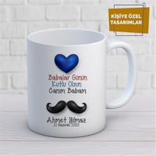 Kişiye Özel Isim Yazılabilir Babalar Günün Kutlu Olsun Canım Babam Kupa Bardak