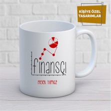 Kişiye Özel Isim Yazılabilir Finansçı Kupa Bardak