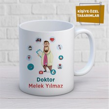 Kişiye Özel Isim Yazılabilir Doktor Kupa Bardak