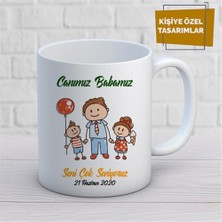 Kişiye Özel Isim Yazılabilir Canım Babamız Kupa Bardak