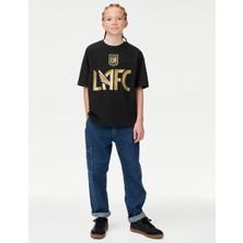 Marks & Spencer Saf Pamuklu Desenli T-Shirt (2-16 Yaş)