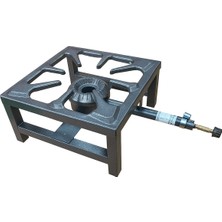 Yek Outdoor Yüksek Isılı Kare Volkan Ocak 33X33CM - Yer Ocağı